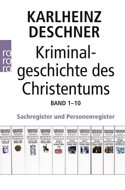 Buchcover Kriminalgeschichte des Christentums